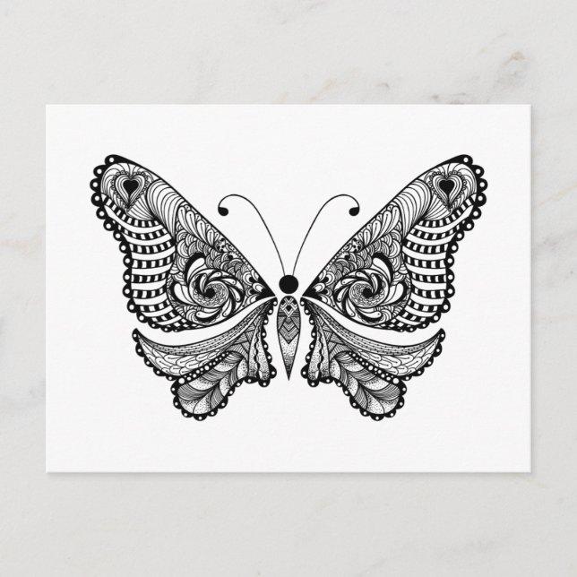 Style  Butterfly Postcard (Front)