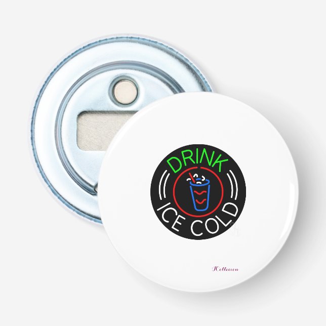Style: Button Bottle Opener (Front)