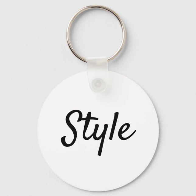 Style Button Keychain (Front)