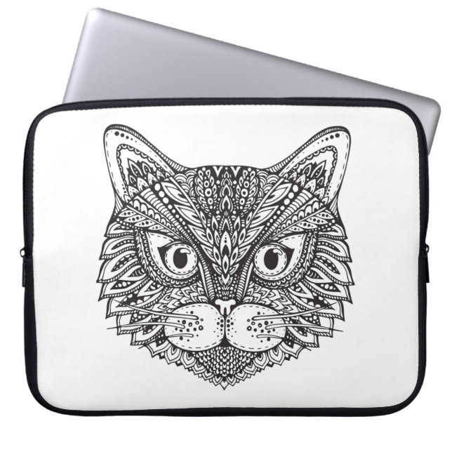 Style Cat Laptop Sleeve (Front)