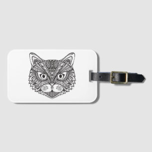 Style Cat Luggage Tag