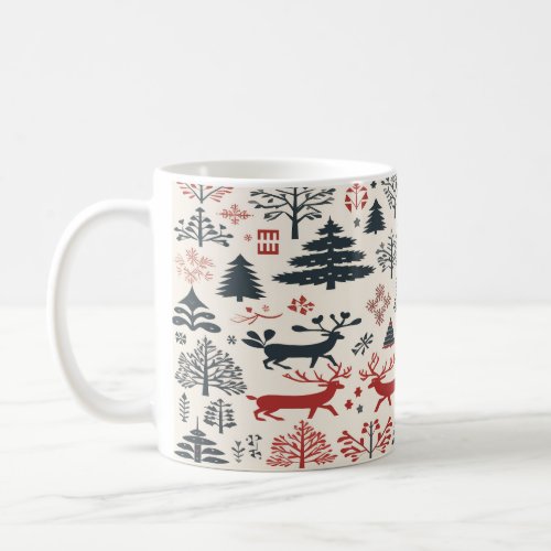 Style Christmas Holiday Coffee Mug