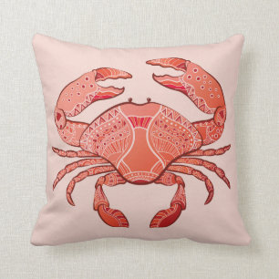 Style Crab Throw Pillow