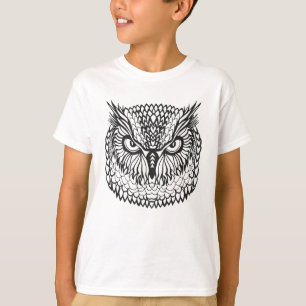 Style Eagle Owl Head T-Shirt