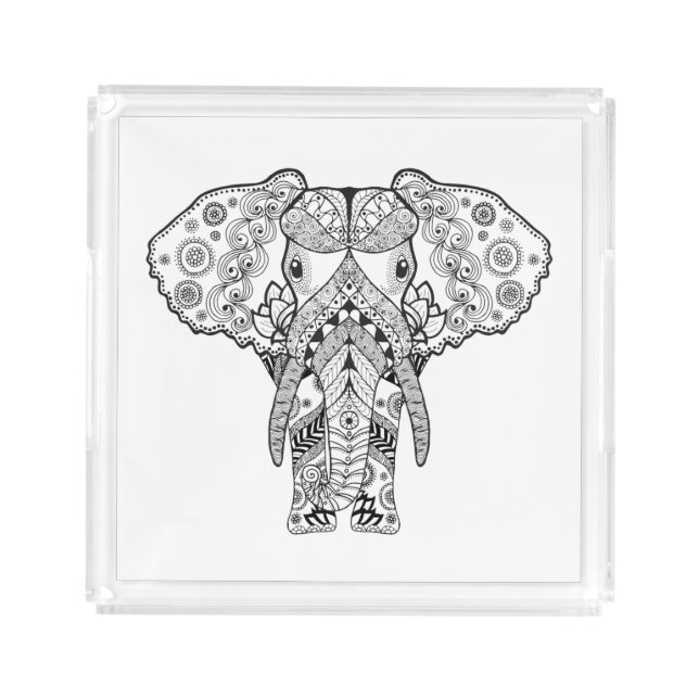 Style Elephant Acrylic Tray (Front)