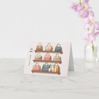 Style Handbag Card Greeting