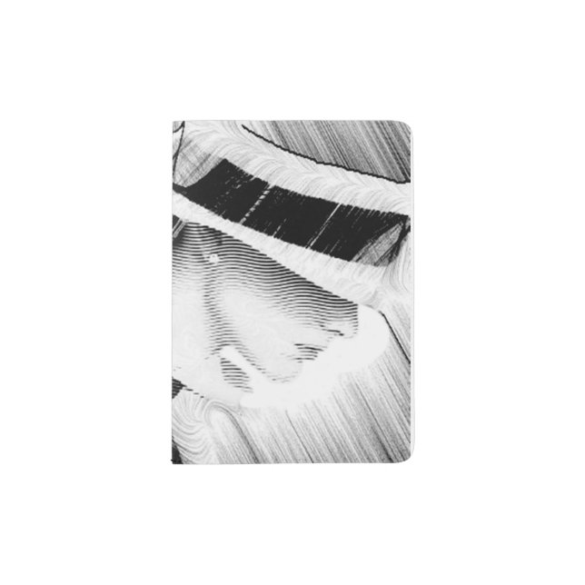 Style in Black and White Passport Holder (Front)