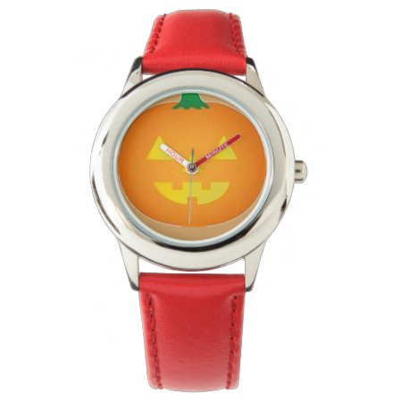 Style: Kid's Red Glitter Strap Watch
