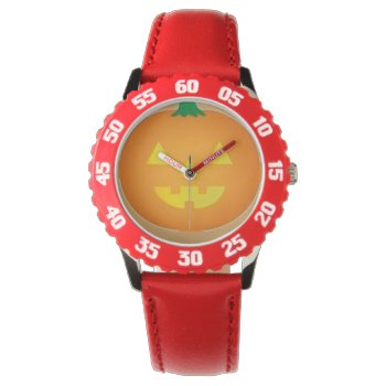 Style: Kid's Red Glitter Strap Watch by CREATIVEHOLIDAY at Zazzle