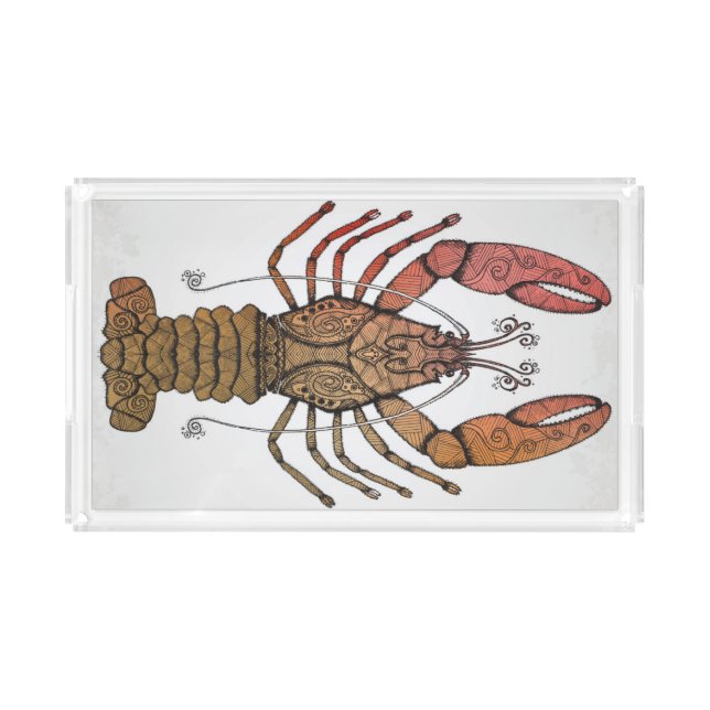 Style Lobster Acrylic Tray (Front)