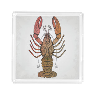 Style Lobster Acrylic Tray