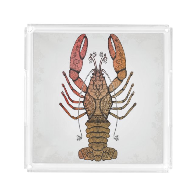 Style Lobster Acrylic Tray (Front)