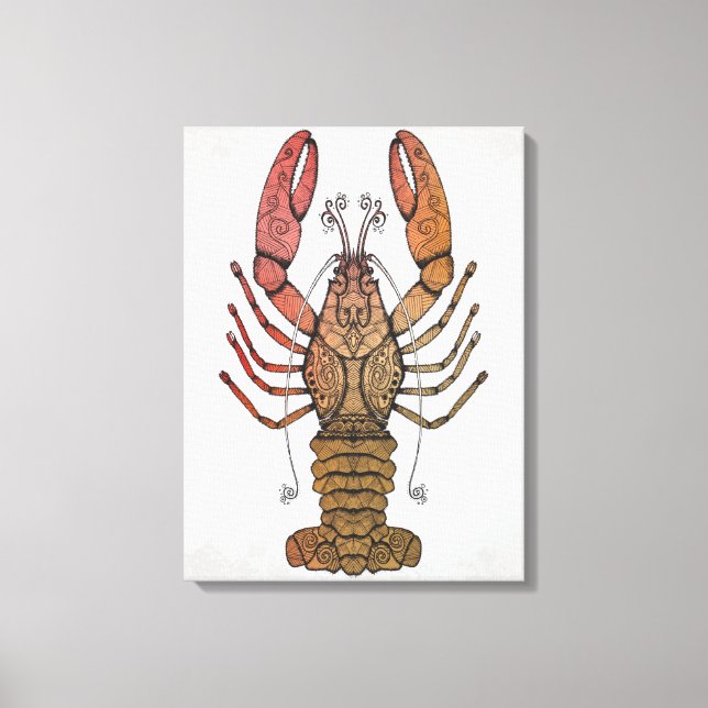 Style Lobster Canvas Print (Front)