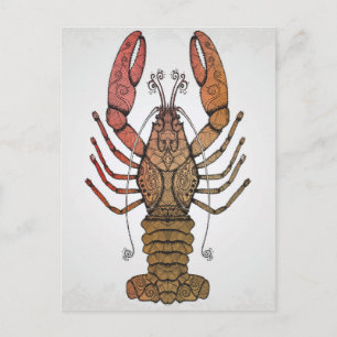 Style Lobster Postcard