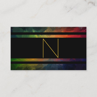 Style Monogram Business Card