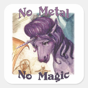 Style No Metal No Magic Stickers