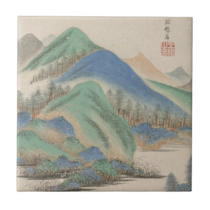 Style of Various Old Masters   Landscape Ceramic Tile