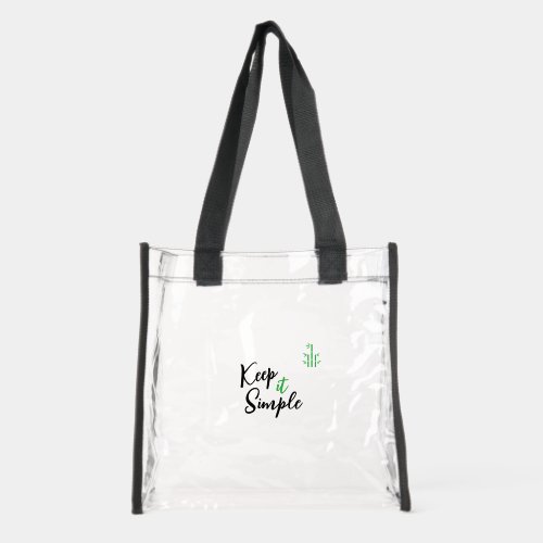 Style: Stadium Totebag Clear Tote Bag