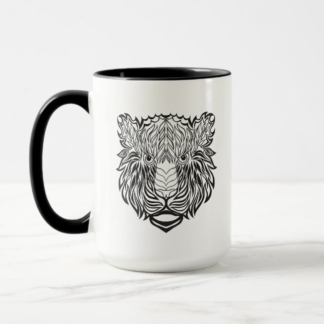 Style Tiger Head Mug (Left)