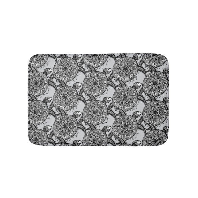 Style Turtle Pattern Bathroom Mat (Front)