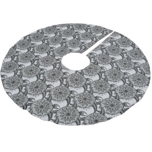 Style Turtle Pattern Brushed Polyester Tree Skirt