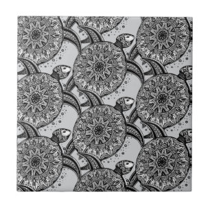 Style Turtle Pattern Ceramic Tile