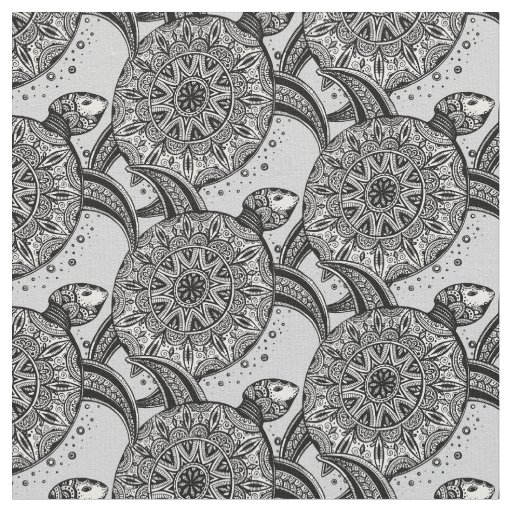 Style Turtle Pattern Fabric