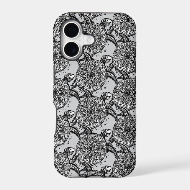 Style Turtle Pattern Iphone Case (Back)