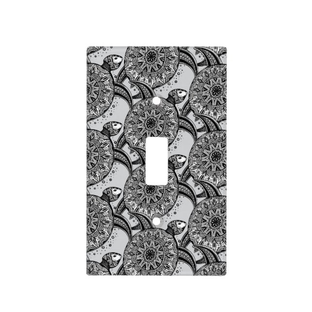 Style Turtle Pattern Light Switch Cover (Front)