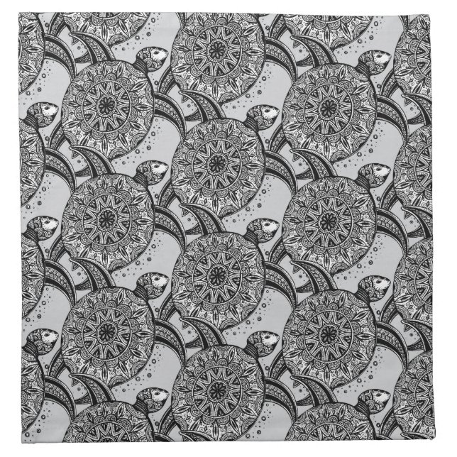 Style Turtle Pattern Napkin (Front)