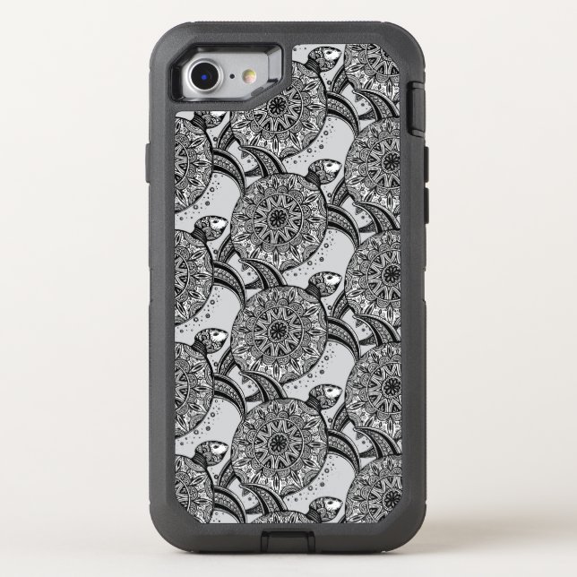 Style Turtle Pattern Otterbox iPhone Case (Back)