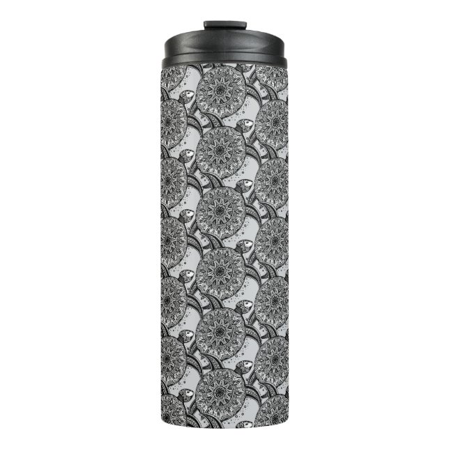 Style Turtle Pattern Thermal Tumbler (Front)
