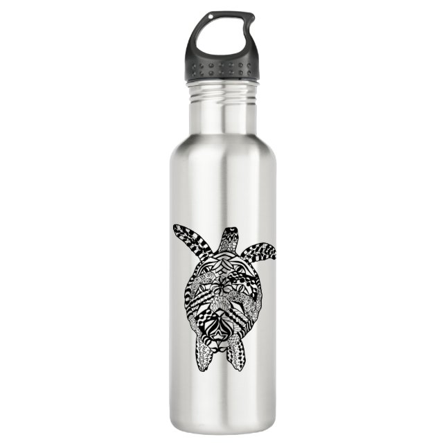 Style Turtle Stainless Steel Water Bottle (Front)