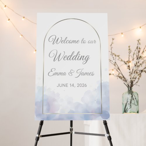 [Style] Wedding Welcome Poster Sign  [Flower/Theme