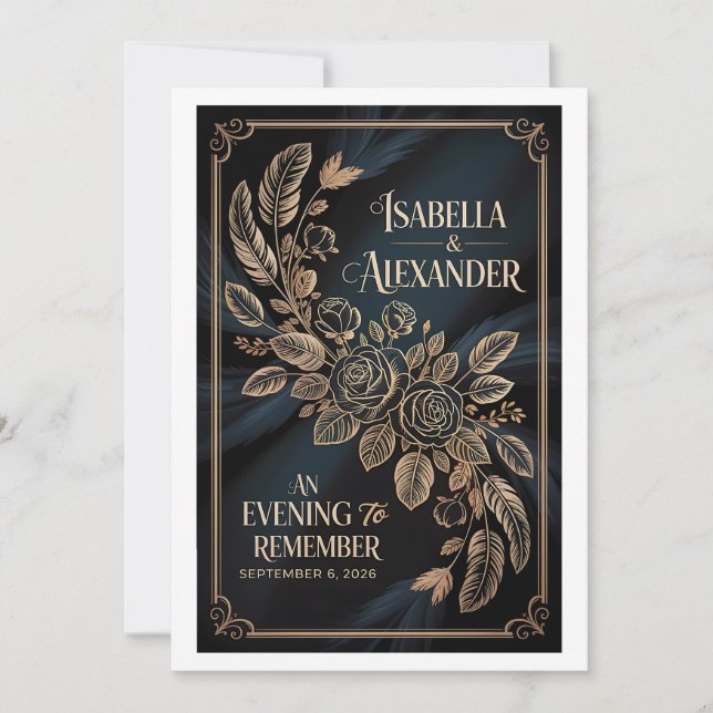 [Style] Wedding Welcome Poster Sign  [Flower/Theme Invitation (Front)