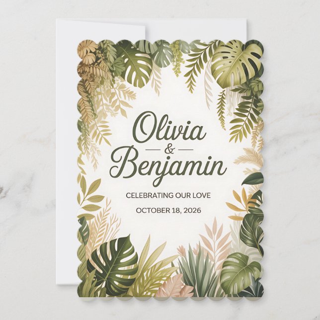 [Style] Wedding Welcome Poster Sign [Theme] Person Invitation (Front)