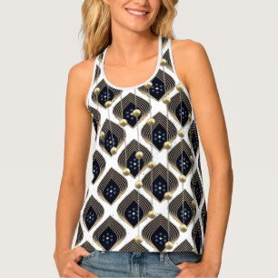Style: Women's All-Over Print Racerback Tank Top B