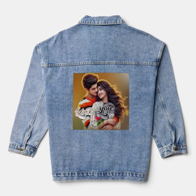 Style: Women's Denim Jacket (Jean Jacket (Back)