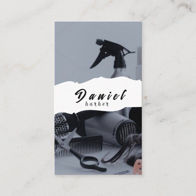 StyleCard Your Path to Stylish Haircuts Business Card (Front)