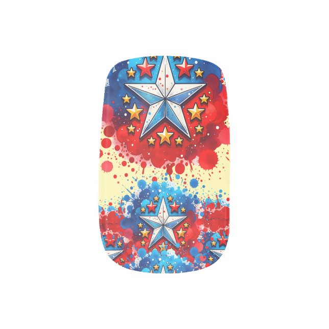  STYLED BY TRREAL MINX NAIL ART (Left Thumb)