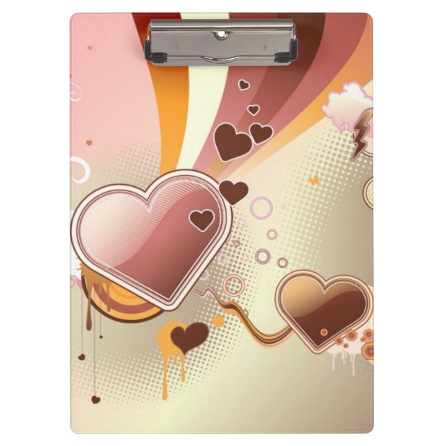 Styled design background clipboard (Front)