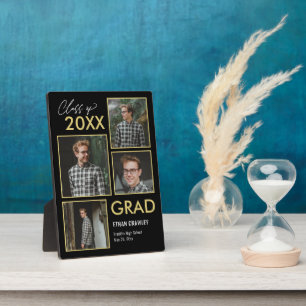 Styled Gallery EDITABLE COLOR Graduation Plaque