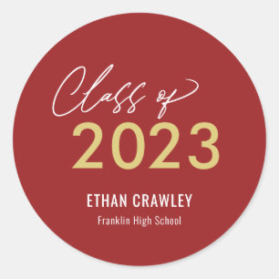 Styled Gallery Editable Color Graduation Stickers