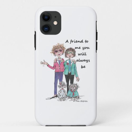 Styles Come and Go Wise Caricature Watercolor  iPhone 11 Case
