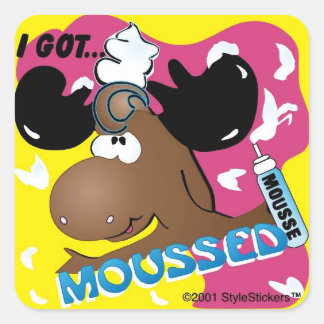 StyleStickers™ 'I Got Moussed!' Square Sticker