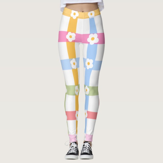 Styli Grid leggings  (Front)