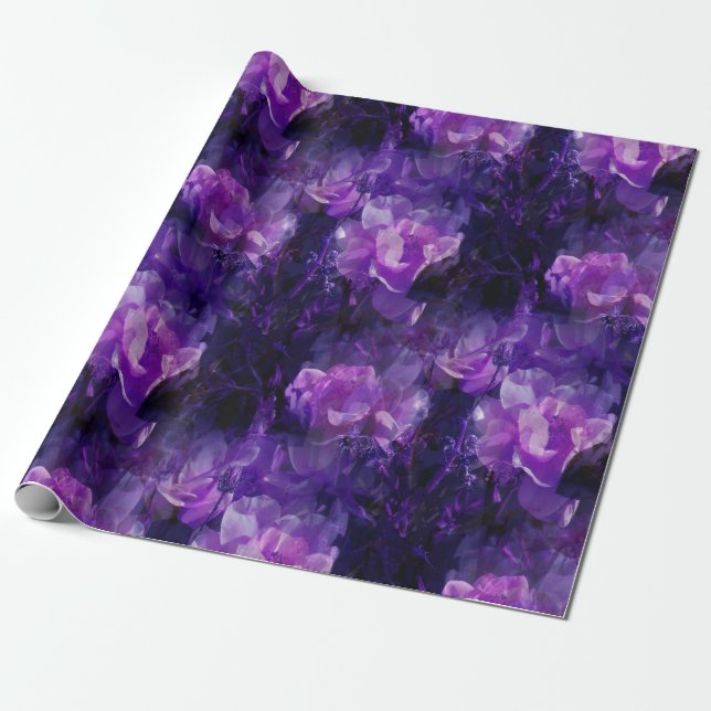 Stylin' Purple... Wrapping Paper (Unrolled)