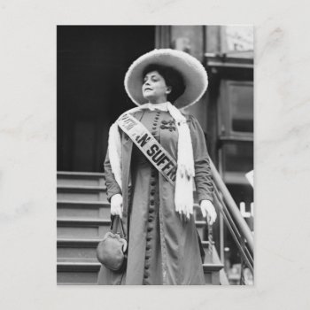 Stylin' Suffragette  1908 Postcard by Photoblog at Zazzle