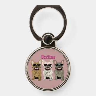 Styling Cute Dogs Phone Ring Stand
