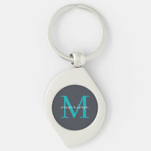 Stylis and personalized monogrammed keychain